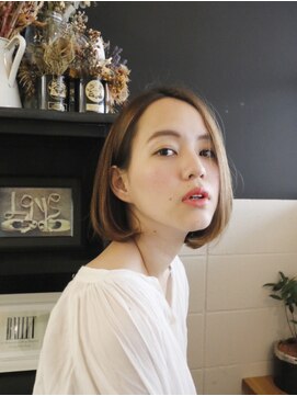 オペラ 調布店(OPERA by BALLEThair) 支持率高い☆ツヤ感グレージュボブ