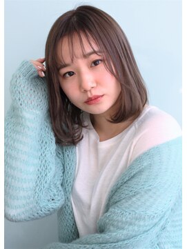 ネオリーブ クタ 町田店(Neolive kuta) シースルーバング×ボブ【町田/町田駅/JR町田駅】