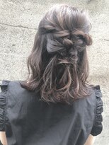 フィゼル 福島店(fizelle)&nbsp;透け感たっぷりラベンダーグレー＊いけもとみお