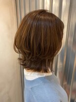 【ZinaCENTRAL】イメチェン毛先パーマ耳かけ×フォギーベージュ
