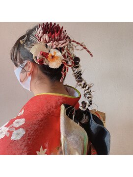 タイドヘアー(tide hair) 紐アレンジ