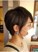 【Luccica】耳かけショート×黒髪