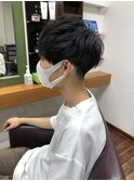 メンズ刈り上げグラデーションマッシュ