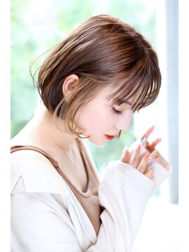 アエレ(Aere) 【Aere池袋】☆大人可愛い×インナーカラー×ボブ☆小林正重