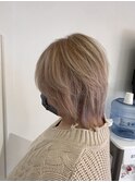 ハイトーン×ウルフカット