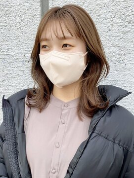 アイティー バイ アルバム 中野店(IT by ALBUM) オリーブグレージュ_チェリーブラウンフェミニンロング_ba406361