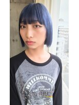 ラニヘアサロン(lani hair salon) コバルトブルー/韓国ヘア