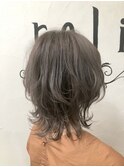 【デザインカット】ウルフスタイル×アッシュベージュ　担当木曽