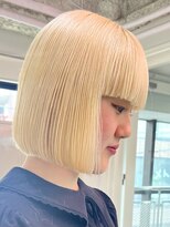 デート 下北沢(DATE)&nbsp;ダブルカラーホワイトベージュカラーケアブリーチハイトーン