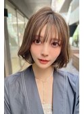 10代20代30代40代前髪　ふんわりマチルダボブ　藤沢