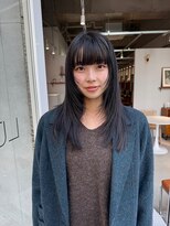 ルッチ 立川(LUCCI)&nbsp;【HIDETO】ロングヘア レイヤーカット 顔周りレイヤー