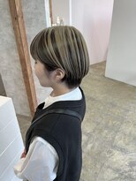 ニド(2do)&nbsp;ショートボブ×アンブレラカラー