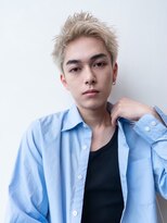 イオ 本厚木(io)&nbsp;スパイキーショートハイトーンメンズカット束感短髪