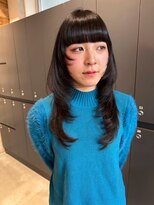 ベイショア(Bay Shore NY)&nbsp;シャギーレイヤー/ぱっつんバング