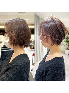 バンプ ギンザ(BUMP GINZA) 40代/50代/絶壁解消・前下がり・ショートボブ【浅野】