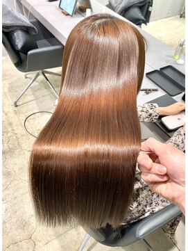 キュア 表参道(CURE) 黒髪/グレージュカラー/ココアベージュ/ヘルシーロング/表参道