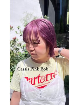 マージュ ギンザ(marju GINZA) カシスピンクボブ　外ハネボブ