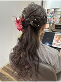 成人式ヘア【ヘアセット/まとめ髪/前撮り/ハーフアップ】
