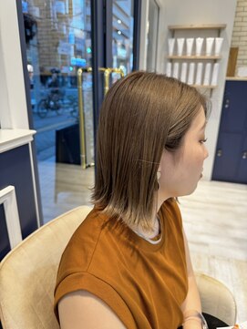 アンソル オブ リシェール(N'SOL of RICHAIR) 前髪/アンブレラカラー/こなれミディ/イメチェン/ウェーブパーマ