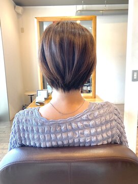 美容室 フォーリア Foglia 【Foglia】丸みショート　ショートボブ　くびれショート
