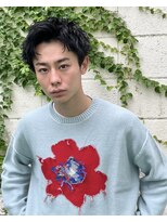 グリーンミドル(GREEN middle)&nbsp;メンズカット/パーマ:スパイキーショート/ピンパーマ/短髪