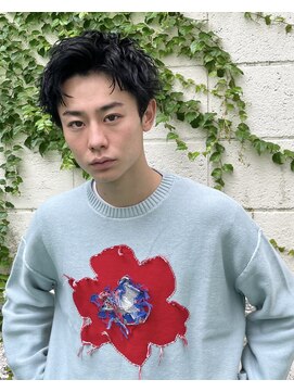 グリーンミドル(GREEN middle) メンズカット/パーマ:スパイキーショート/ピンパーマ/短髪