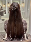 お呼ばれヘアセット / ハーフアップ / カチモリ / 群馬太田