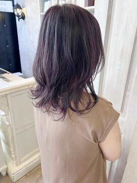 キャアリー(Caary) 福山Caaryラベンダーグレージュ大人バイオレットカラー10代20代