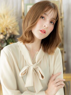 カバーヘア ブリス 志木南口駅前店(COVER HAIR bliss) ハイトーンカラーミストバングくびレイヤーh3志木10代20代30代