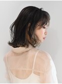20代30代ナチュラルくびれボブ毛先パーマ艶感結べるボブ