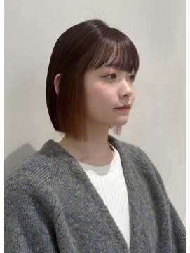 ザックラフィネ(ZACC raffine) インナーピンク/ブリーチあり/ボブ