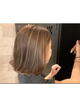 重くない、暗くない。大人女性のための透明感カラー* 髪質改善×似合わせで自然体の美しさへ[辻堂/白髪染め