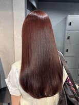 アイユー(ii+U)&nbsp;ブリーチなしWカラー　ピンクレッド