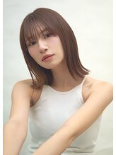 ネオリーブ ジューク 日吉店(Neolive JuQ)&nbsp;小顔レイヤーオリーブグレーカラー/20代30代40代/日吉/髪質改善