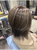 外ハネ丸みレイヤー