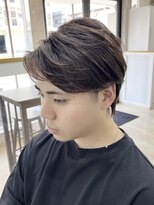 エメヘアデザイン ルイス(Aimer Hair Design Lewis)&nbsp;毛流れニュアンスパーマ/毛流れパーマ/メンズパーマ/弘前市