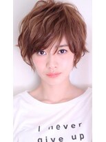 リークフー(Ree cu fuu)&nbsp;ふんわり冬ボブ透明感アッシュブラウン小顔ナチュラル可愛い