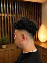 ヘアーワークス天(Hair works) ツーブロ×フェード