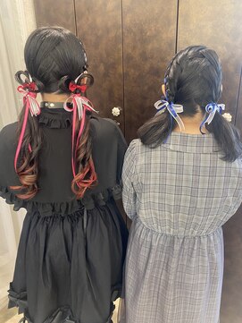クイーンズゲート RITZ店(Queens's gate) 推し活用!お揃いツインテール