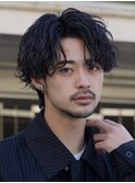 センターパートニュアンスパーマシャドウパーマフェザーパーマ