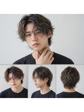 メンズ サロン ドット トウキョウ 町田店(men's salon dot. tokyo) ミディアムセンターパート×ソフトツイスパ