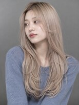 トリニティ(trinity)&nbsp;ブリーチ×髪質改善　ミルクティーブリーチスタイル【豊見城】