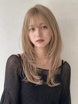 ヘアーズルーム 近鉄八尾(hair's RooM)&nbsp;【近鉄八尾】 フェイスレイヤーセミロング