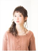 可愛い　ナチュラルウェーブ　二次会　パーティー　ブライダル