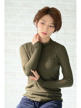 アース 上野店(HAIR&MAKE EARTH) マニッシュな大人ショートボブ【ＥＡＲＴＨ　上野】