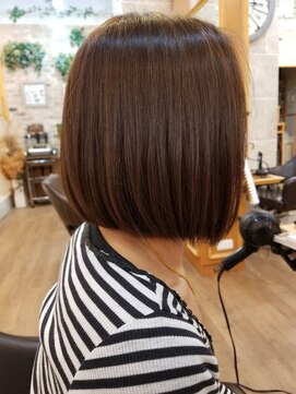 ルークス 中央林間(LOOOKS) ゆるワンレン前下がりボブ