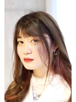 アドミラル ベー ヘアーデザイン(Admiral b Hair design)&nbsp;グラデーションピンク　心斎橋/堀江/南堀江 美容院 メンズ