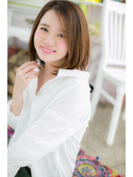 ミック 日暮里店(miq) まとまり、ツヤ感、ナチュラルミディb