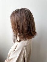 オル(Olu)&nbsp;【MASAYA】切りっぱなしボブ×ハイライトカラー