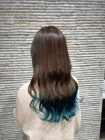 ビスイル 秋葉原店(Vis ill) 20代30代/グラデーションカラー/ターコイズブルー/大人かわいい